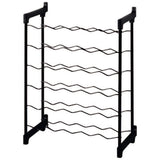 Tomado-metaltex casier à vin chianti pour 30 bouteilles 68x50x26 cm noir