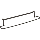 Metaltex håndkleholder 38x8x6 cm svart