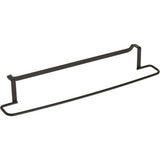 Porte-serviettes Metaltex 38x8x6 cm noir