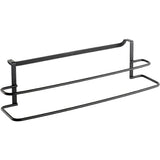 Metaltex porte-serviettes double 38x10x9 cm noir