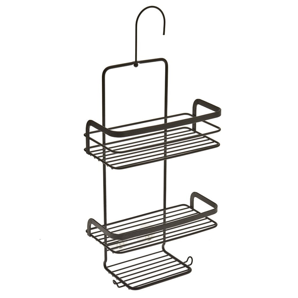 Metaltex origin line doucherek 3 etages 23x12x38 cm zwart