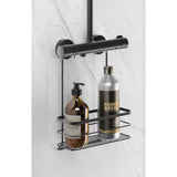 Support de douche Metaltex 28x14x38 cm métal noir