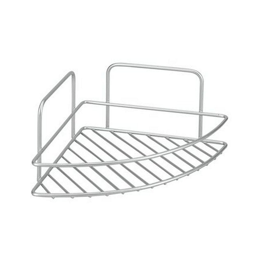 Support de douche Metaltex 23x23x11 cm argent