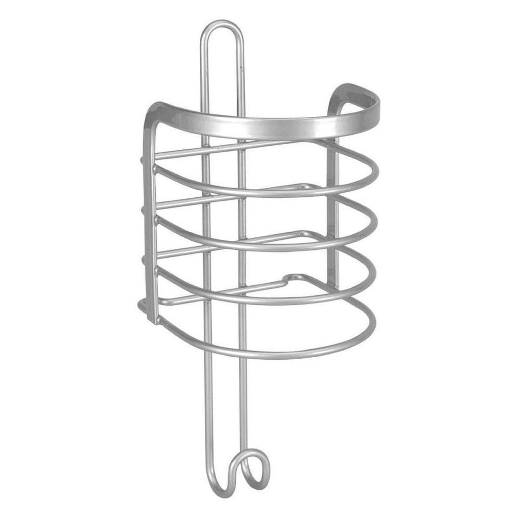 Metaltex viva support pour sèche-cheveux 10x10x25 cm argent