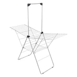 Etendoir Metaltex mousson 30 m de longueur de séchage argent