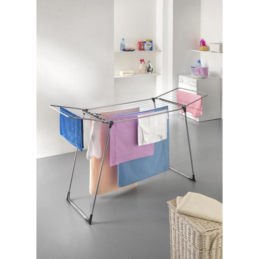 Metaltex tomado hydra plus étendoir 18 m ligne 179x56x105 cm gris noir