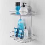 Metaltex Onda Douche Fuise 2 étages 26x11x35 cm argent