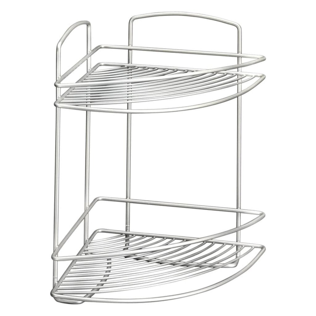 METALTEX METALTEX Onda Bathroom corner rack 2 floors 22x22x35 cm silver