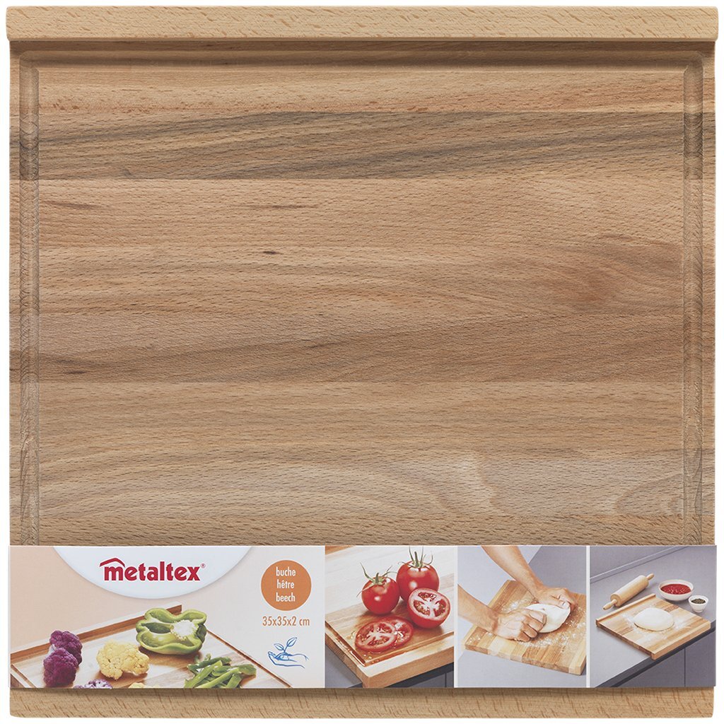 Metaltex metaltex beukenhouten plank 35x35x2 cm