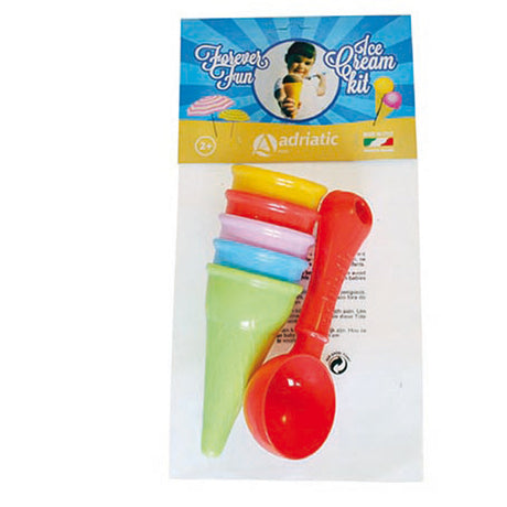 Moules à sable Adriatique Basic pour cornets de glace 6 pièces