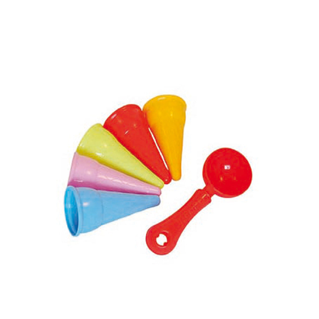 Moules à sable Adriatique Basic pour cornets de glace 6 pièces
