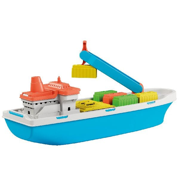 Basic container vrachtschip 40cm + accessoires