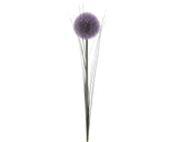 Decoris fleur artificielle allium h66cm violet