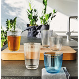 Autres marques ligne de verre 29 cl bleu set 6 bromioli rocco | 2 pièces