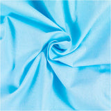 Tissu Creativ company, l: 145 cm, 140 gr, turquoise clair, 5 m 1 boîte