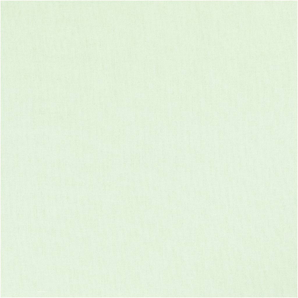 Tissu Creativ company, l: 145 cm, 140 gr, vert clair, 5 m 1 boîte