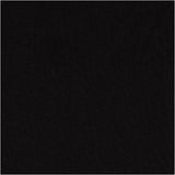 Tissu Creativ company, l: 145 cm, 140 gr, noir, 5 m 1 boîte
