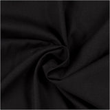 Tissu Creativ company, l: 145 cm, 140 gr, noir, 5 m 1 boîte
