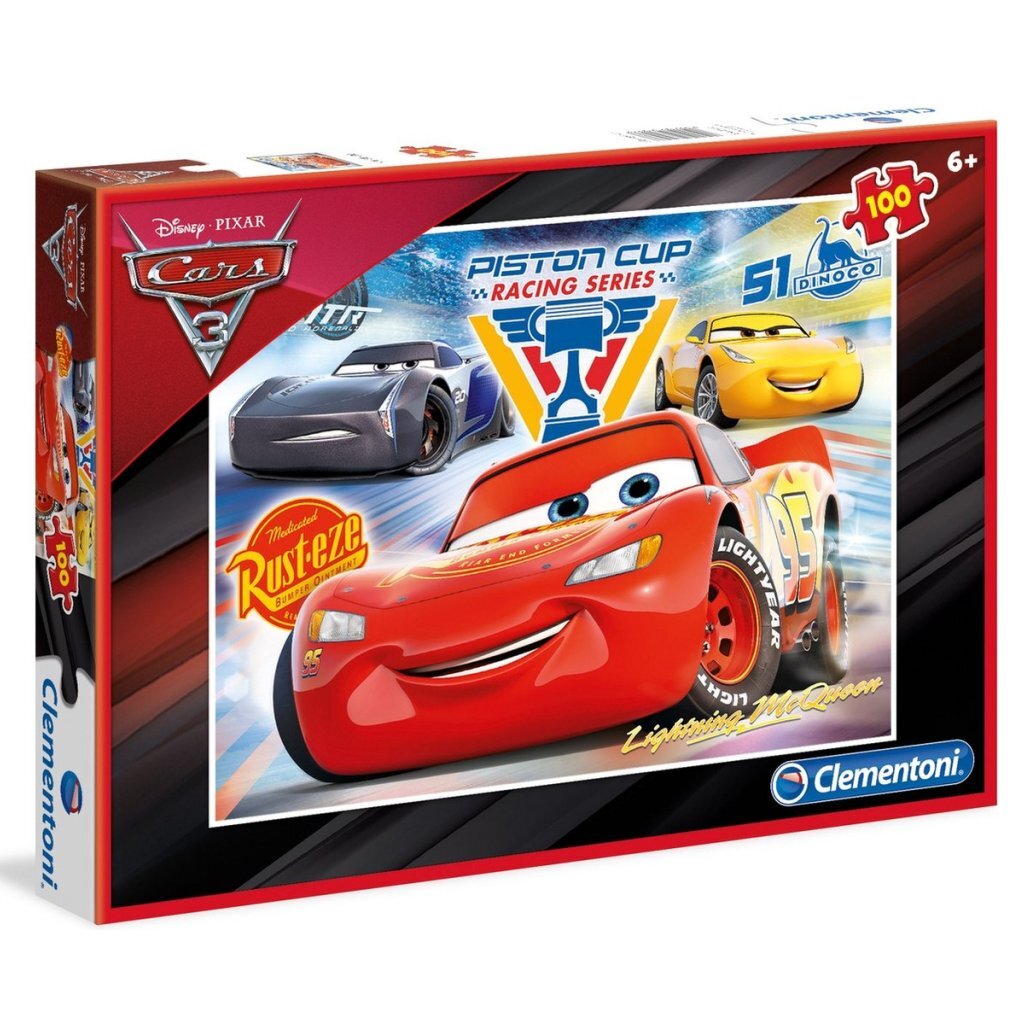 Clementoni puzzle voitures disney 100 pièces