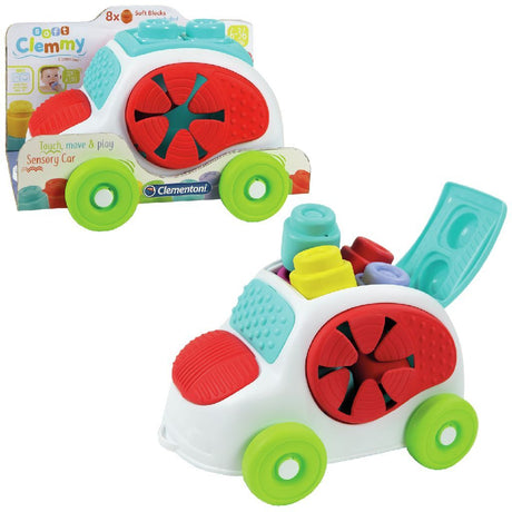 Voiture sensorielle Clementoni soft clemmy