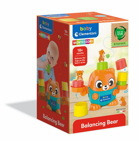 Clementoni bébé balance ours, 7 pièces.
