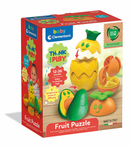 Clementoni basic pff ensemble de fruits empilables