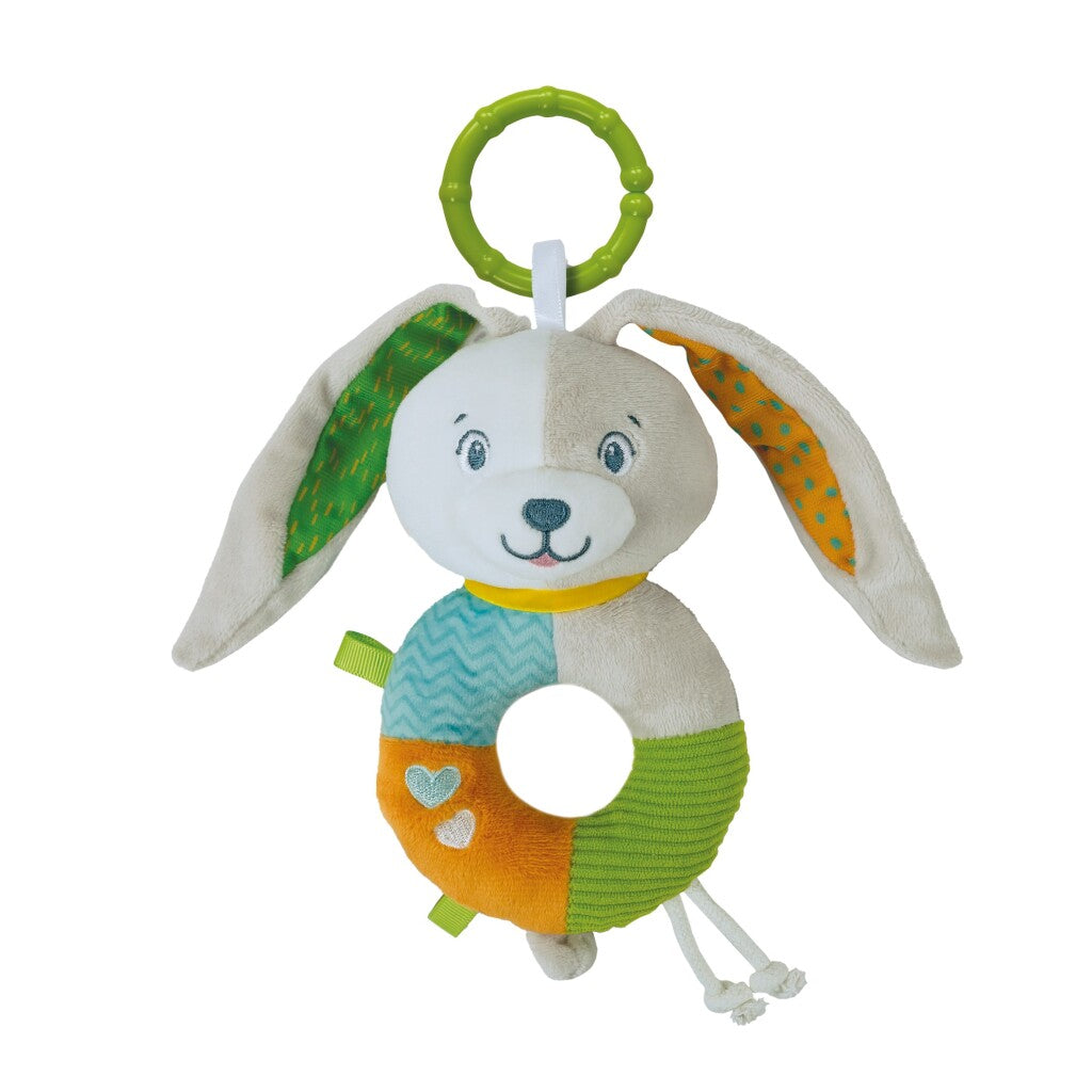 Clementoni Baby Pluchen Rattle Rabbit