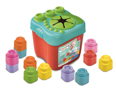 Clementoni baby clemmy - seau sensoriel avec blocs