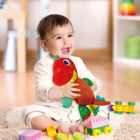 Clementoni baby mon petit dino peluche + son