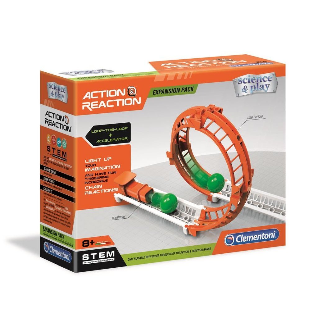 Clementoni science et jeu, action et réaction en boucle