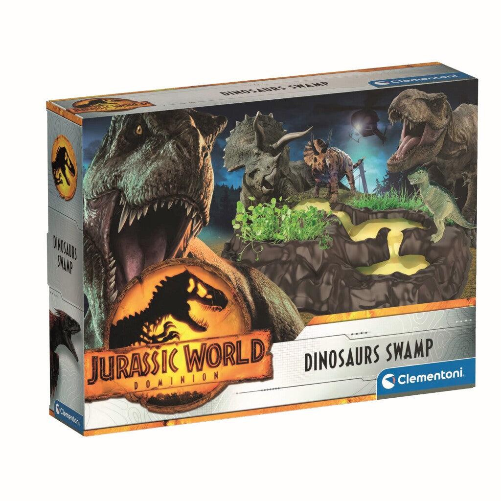 Marais de dinosaures du monde jurassique Clementoni