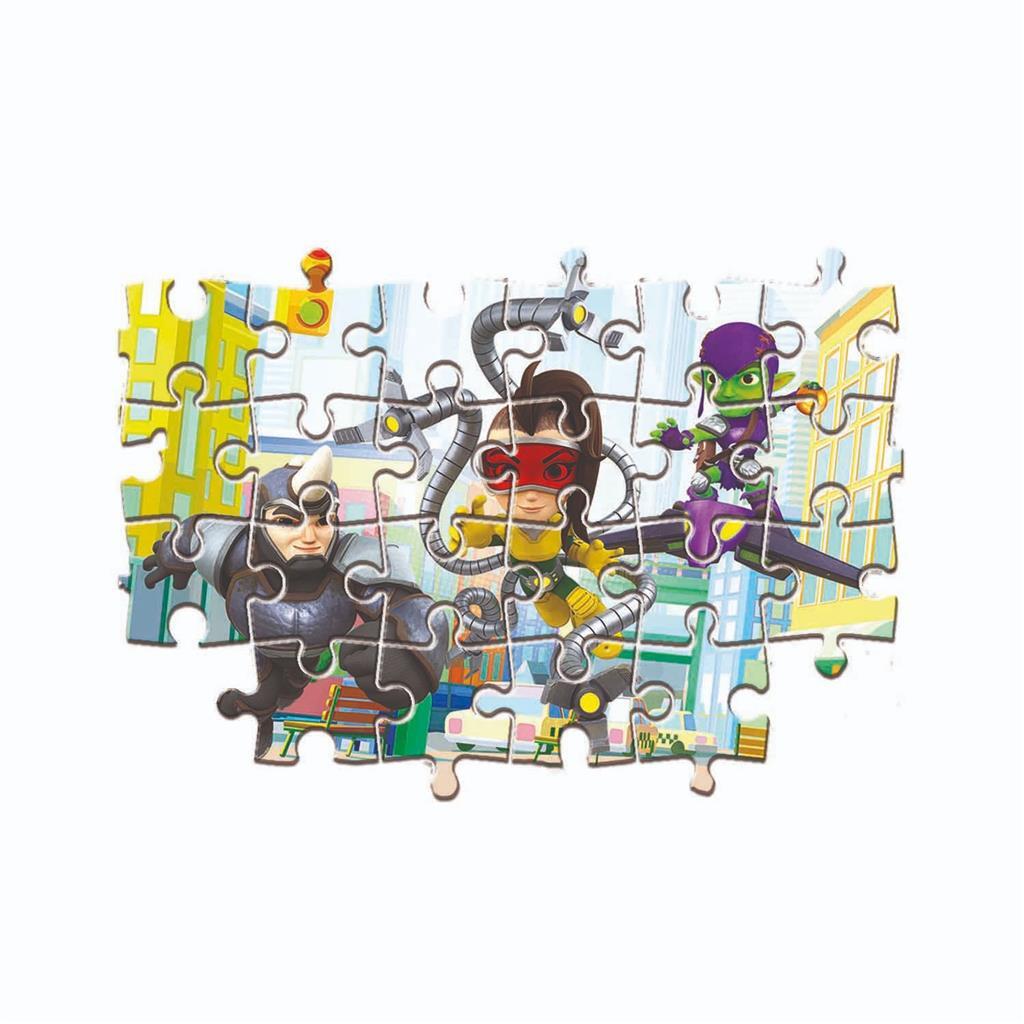 Clementoni Supercolor Puzzle Spidey a jeho úžasné přátelé 2x20 kusů