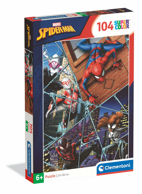 Clementoni - puzzle - 104 pièces - Spider-Man - puzzle enfant - à partir de 6 ans