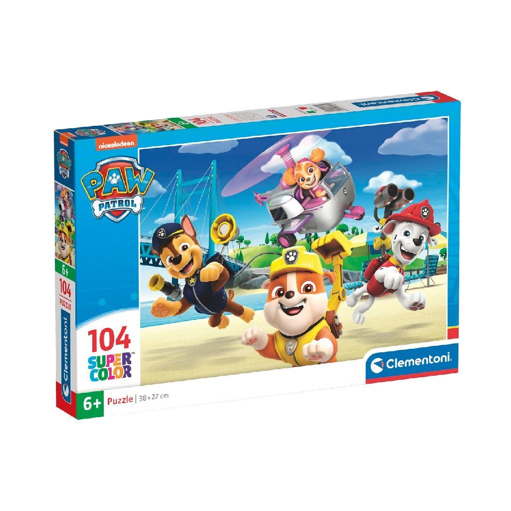 Clementoni SuperColor Puzzle Paw Patrol 104 Pieces