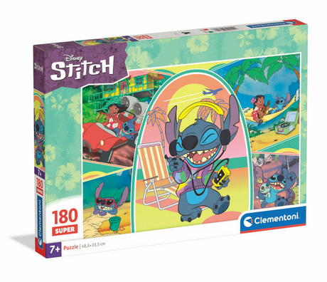 Clementoni - puzzle enfant - 180 pièces - super point 2025 - puzzle à partir de 7 ans