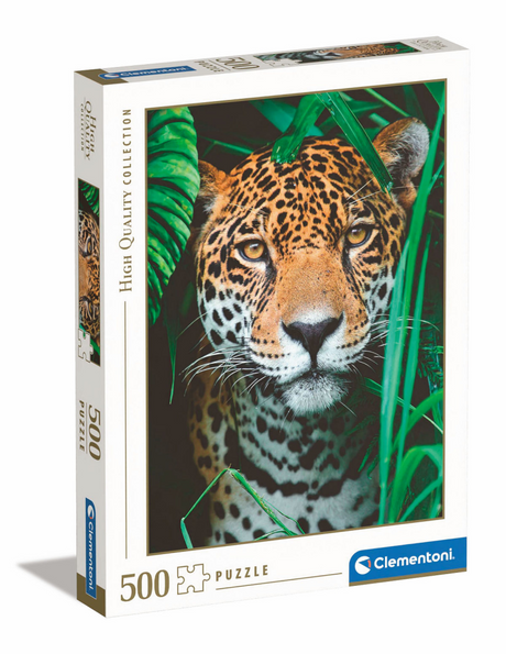 Clementoni Puzzle Jaguar dans la jungle, 500e.