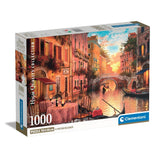 Clementoni high quality collection puzzel + poster veneti euml; 1000 stukjes