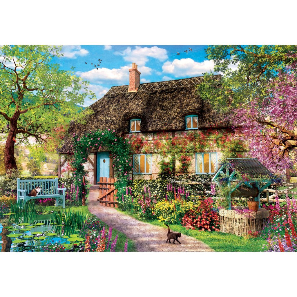 Clementoni High Quality Collection Puzzel + Poster Het Oude Huisje 1000 Stukjes