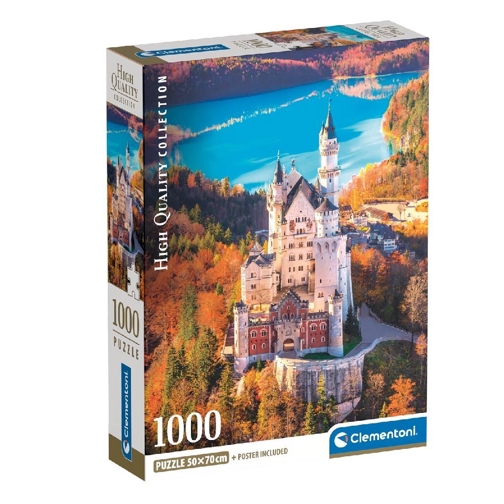 Clementoni puzzle de collection de haute qualité Neuschwanstein 1000 pièces