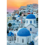 Clementoni Puzzle de colección de alta calidad + Póster Santorini 1000 Piezas