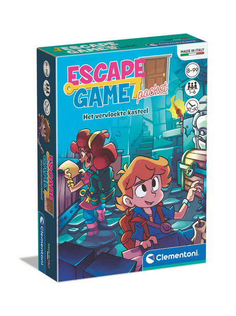 Jeu d'évasion de poche Clementoni - le château maudit