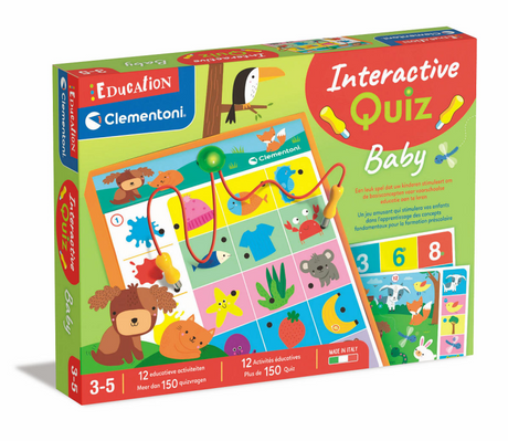 Clementoni Education Interactive Quiz Pre-School Learning Game