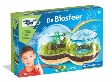 Jeu scientifique Clementoni - la biosphère - boîte d'expérimentation - laboratoire scientifique - à partir de 8 ans