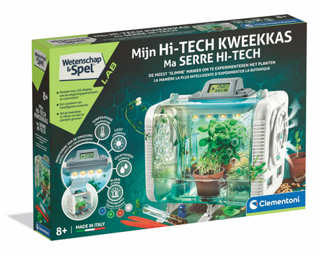 Clementoni science and play - mon kit d'expérimentation en serre de haute technologie