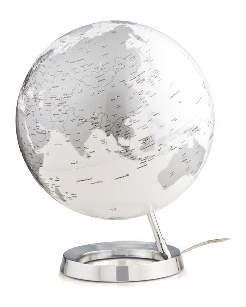 Atmosphere NR-0331F7NS-GB Globe Bright Chrome 30cm diameter plastic foot in English