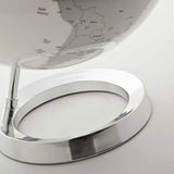 Atmosphère nr-0331f7ns-gb globe chrome brillant diamètre 30cm socle plastique anglais
