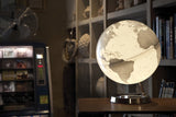 Atmosphère nr-0331f7ns-gb globe chrome brillant diamètre 30cm socle plastique anglais