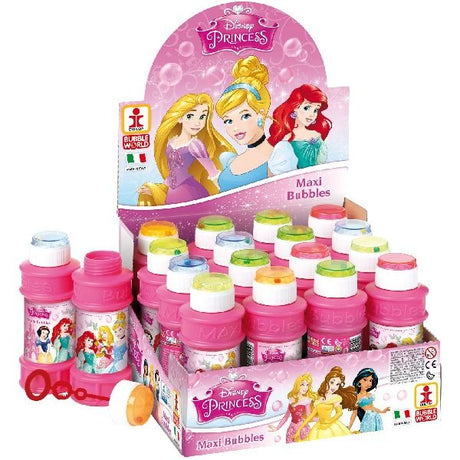 Souffleur à bulles princesse Disney 175ml 16 pièces