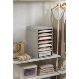 Bama ri,ordino système de rangement 34x41x53 cm taupe blanc