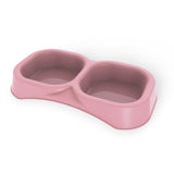 Bol d'alimentation double pour animaux de compagnie Bama 21x11,5x3 cm différentes couleurs